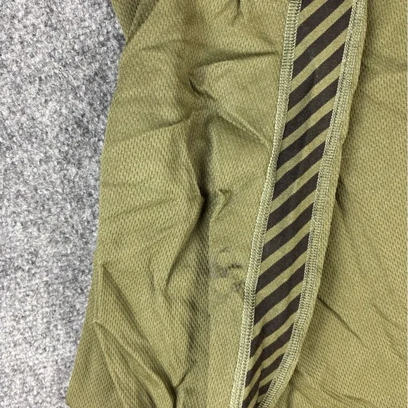 HELLY HANSEN Mens Green Lifa Base layer Stripe Long Sleeved Crew Shirt size: XL - Picture 5 of 12